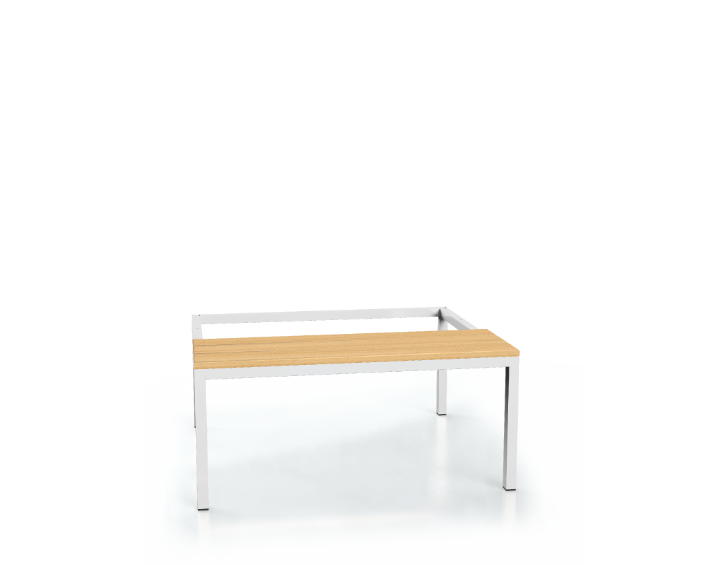 Vorbänk mit Buchenlatten - Basisausführung 375 x 800 x 800